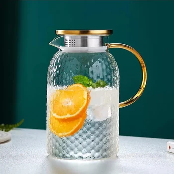 Heat-Resistant Glass Juice & Water Jug (1.2L–2L) 1