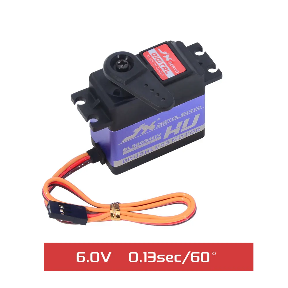 

Сервопривод Jx Bls6034Hv, 60 г, 33 кг, бесщеточный металлический Шестеренчатый цифровой сервопривод для радиоуправляемого автомобиля 1/8 1/10, гусеничного радиоуправляемого лодки, робота, самолета, вертолета