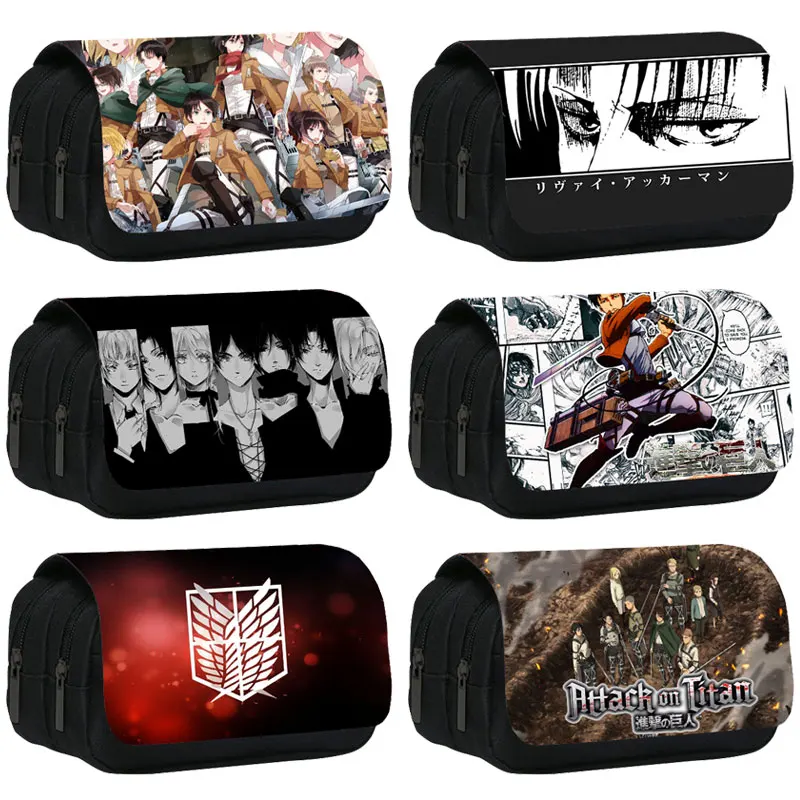 

Косметичка с рисунком из аниме «атака на Титанов»