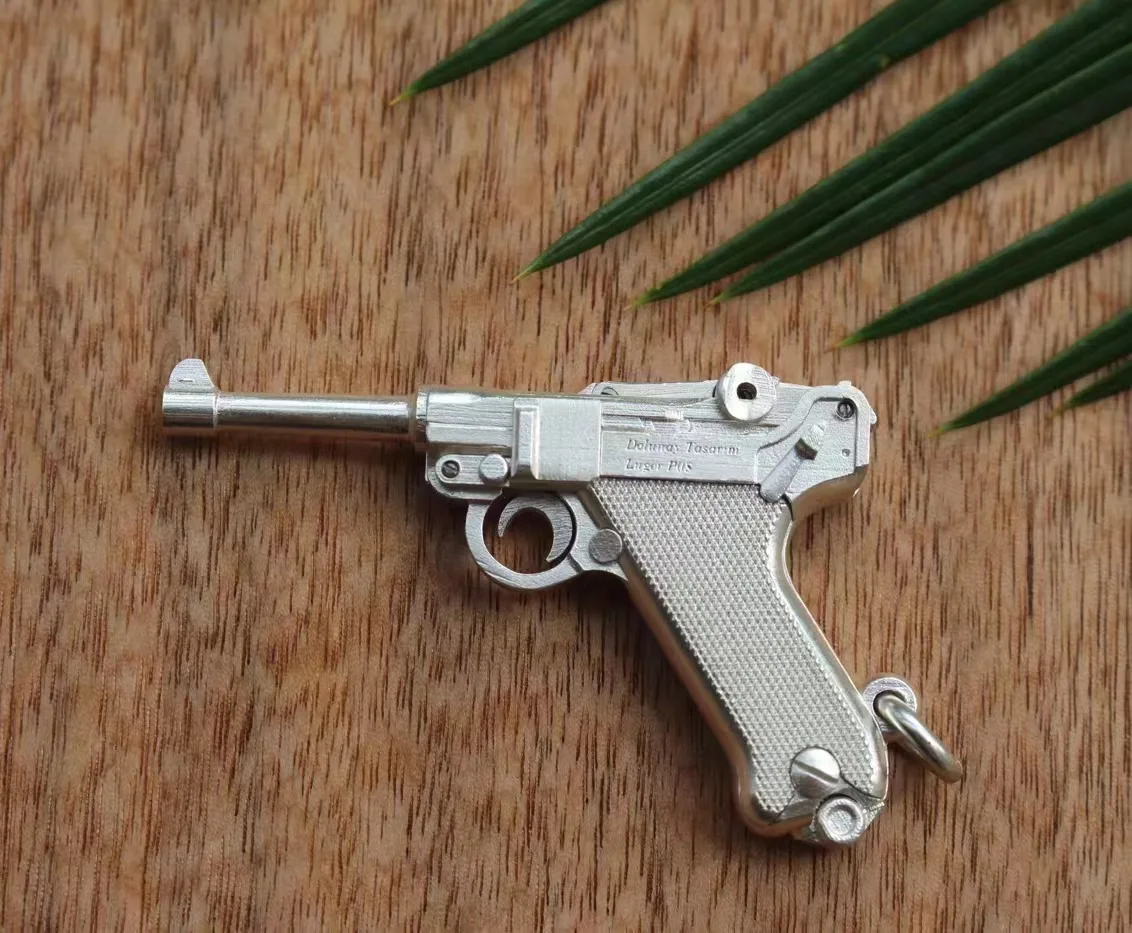 S925 Silver Wool Handgun Seiko Edition Pendant