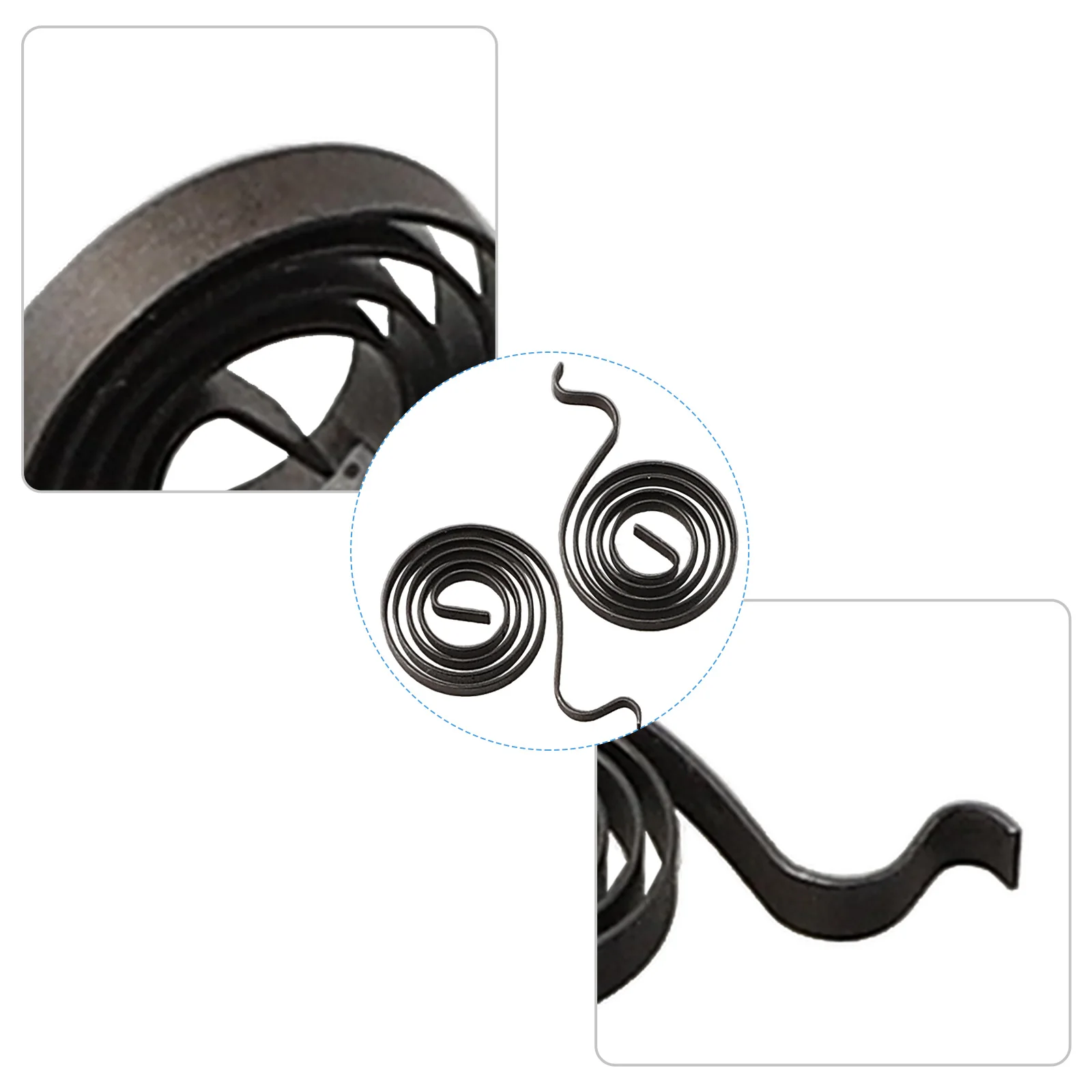 

For Bosch GWS6-100 Springs 1 Pair 22.5 X 12 X 2.5mm Accessories Black Holder Spring Metal Replacement Brand New