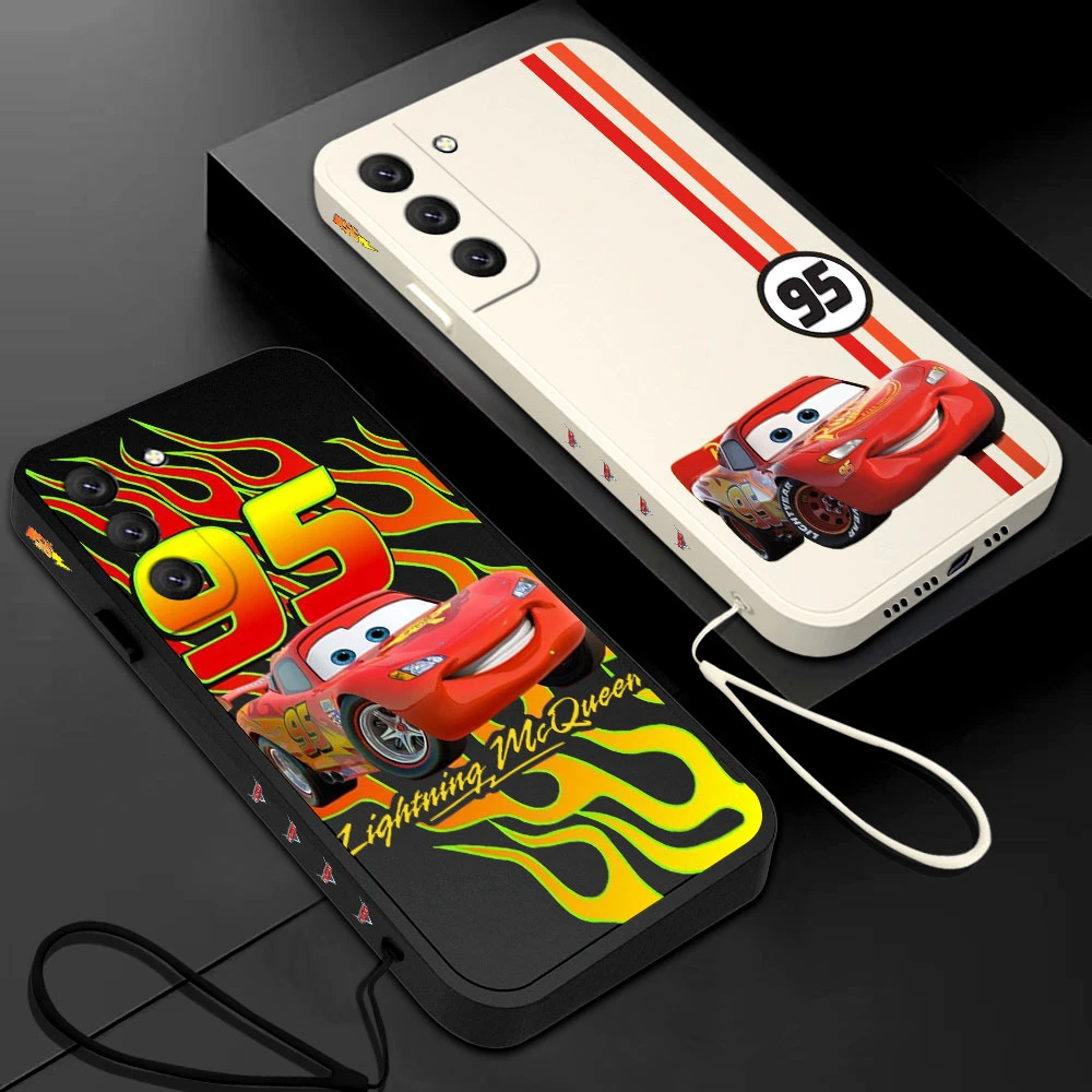 Disney Cars Lightning Mcqueen Phone Case For Samsung Galaxy S23 S22 S21