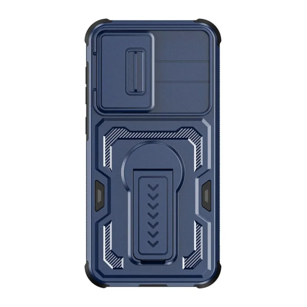 Armor Fold Stand Anti-Drop Case with Camera Lens Protection Cover