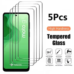 5 - Pack HD Tempered Glass Screen Protector - 5Pcs Tempered Glass (For Moto G54 5G)