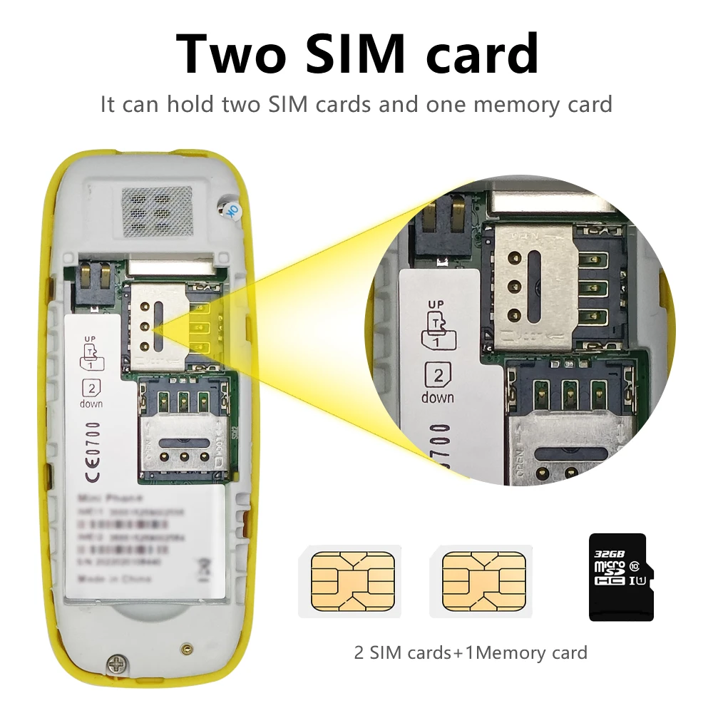 MINI TÉLÉPHONE PORTABLE indétectable changeur de voix L8star BM30