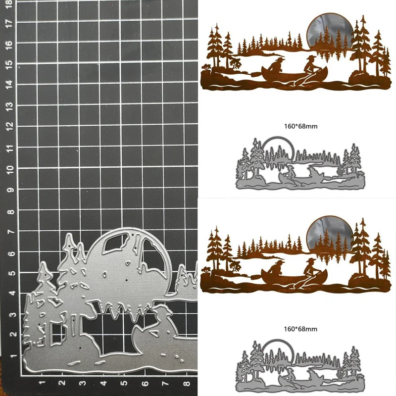 

Craft Dies Boating Decor Metal Cutting Dies Scrapbooking stamps embossing paper Cards border template punch Stencils DIY