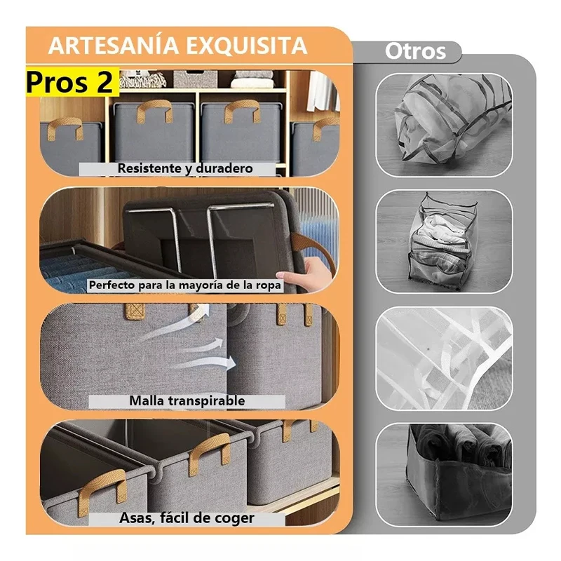 1pc Visible Large Capacity Storage Box Portable Household Clothes Organizer With Handles Foldable Dustproof Quilt Container 5