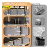1pc Visible Large Capacity Storage Box Portable Household Clothes Organizer With Handles Foldable Dustproof Quilt Container 5