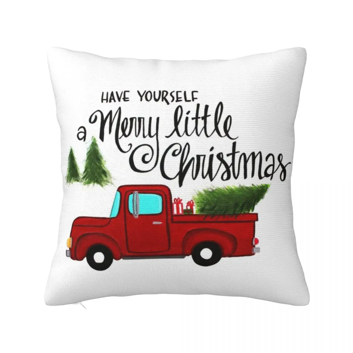 

Merry Little Christmas Throw Pillow Pillowcases For Pillows Christmas Pillowcase New year