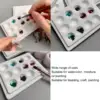12-Well Dustproof Porcelain Paint Palette - White Ceramic for Watercolor, Nail Art & Painting Crafts 2