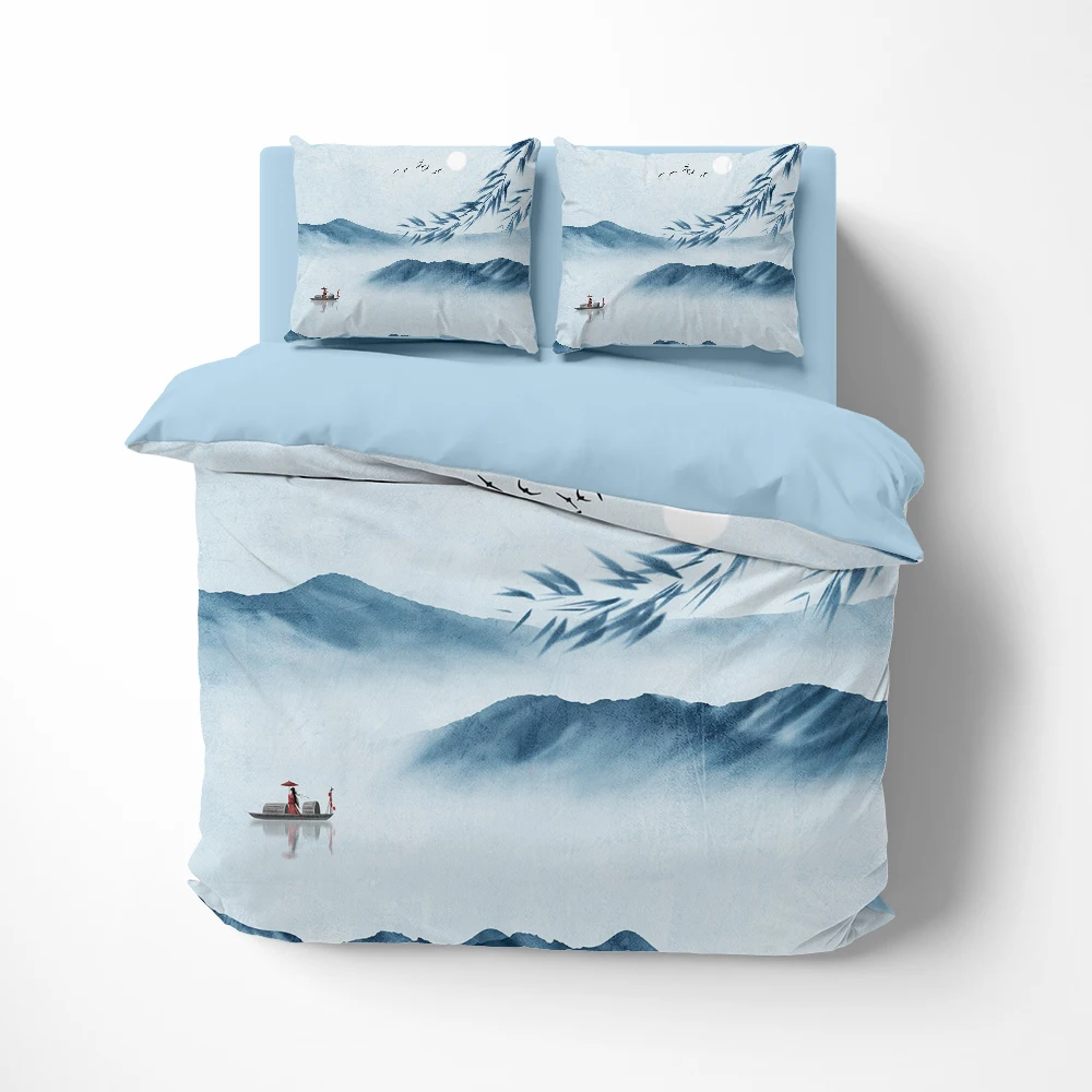 

Customizable size Bedding set euro Single queen king bed linen Quilt/Duvet cover set Linens 2bedrooms Bed set for home textile