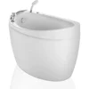 48 "x 31" Air Jet Soaking Bathtub, 400W Freestanding Whirlpool Bathtub with 48 Bubble Jets, 21 "soaking Depth Bathroom Fixture 3