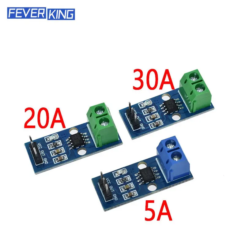 Hall Current Sensor Module ACS712 Module 5A 20A 30A Hall Current Sensor
