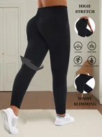 CUHAKCI Spring Summer Casual Fashion Large Women's Bottom Pants Solid Color Casual Pants Outdoor Sports Fitness Yoga Pants - Image 2