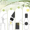 5oz Homemade Olive Oil Bottles 150ml Hot Sauce Glass Bottles with Leak Proof Screw Cap, Funnel, Clear Oil Bottle for Storing 2