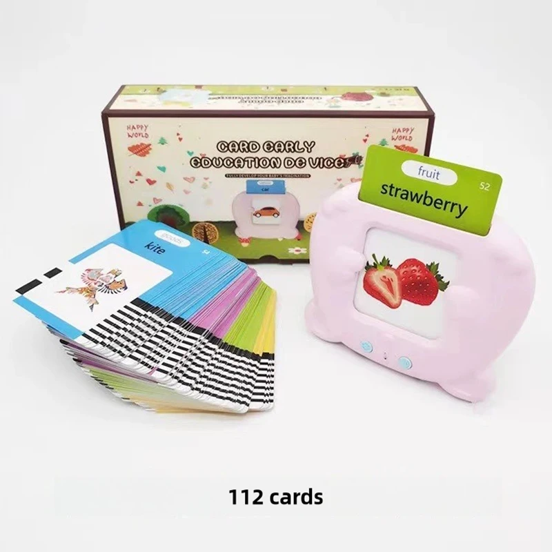 Children's puzzle learning machine flash card insertion machine speaking teaching card reading machine English textbook learning 6