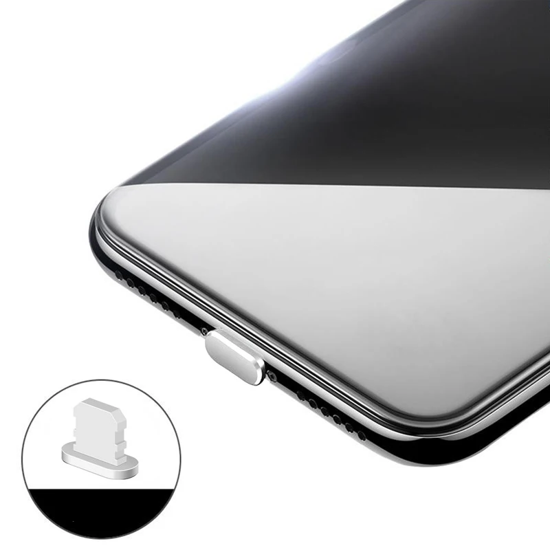 Metal Dust Plug For Iphone 14 13 12 Pro Protective Charging Port For Ios Anti Dust Proof Cover Cap For Apple Ipad Lighting Port