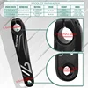 BUCKLOS Bicycle Left Crank Arm Aluminum Alloy Bike Single Crankarm 152MM 170MM E-Bike Cranks Square Hole Dynamic Bike Cranks 5