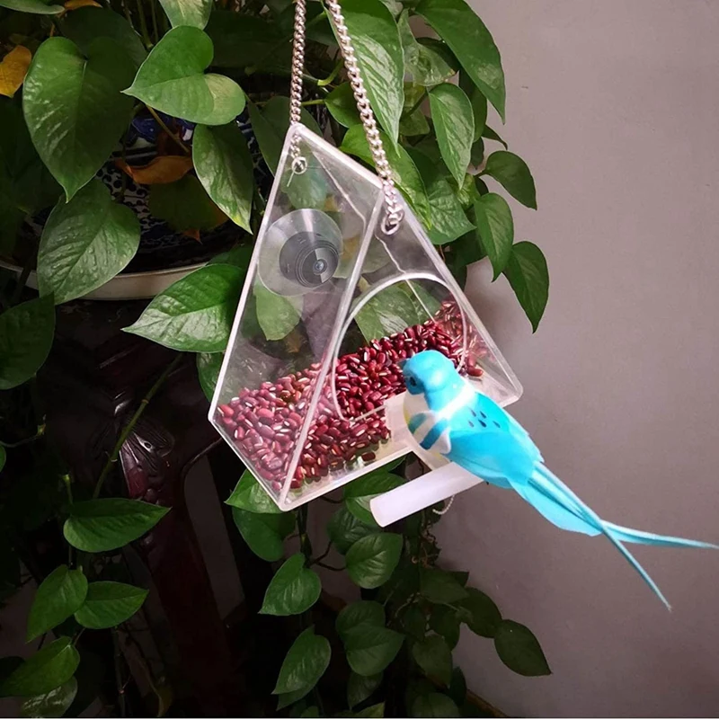 FULL-Bird Feeder With Wireless Outdoor Camera, Bird House With 720P Camera Night Version Wifi Camera images - 6