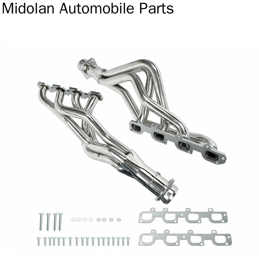 Long Tube Stainless Performance Headers Manifolds For Dodge Ram 1500