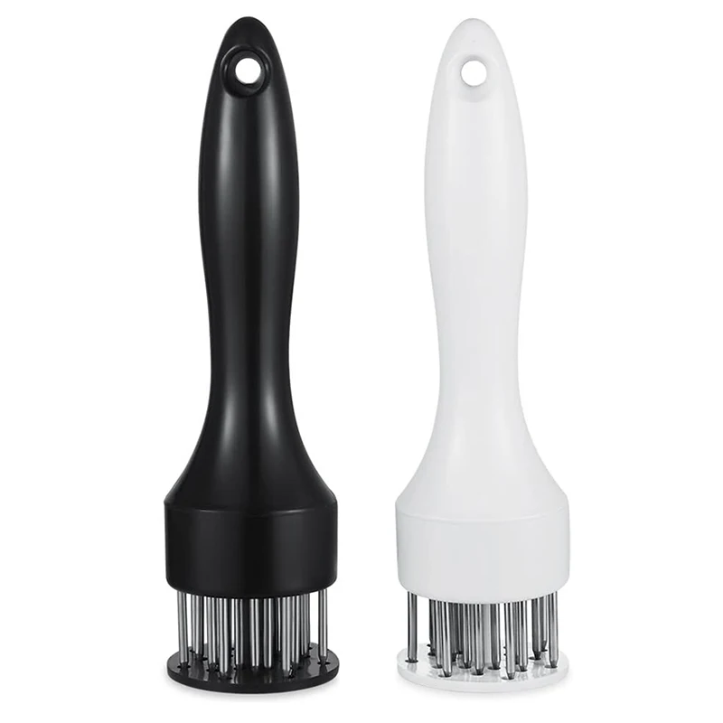 304 Stainless Steel Meat Tenderizer, Durable 21 Ultra Sharp Needle Blade Tenderizer for Steak, Beef-Kitchen Cooking Tools