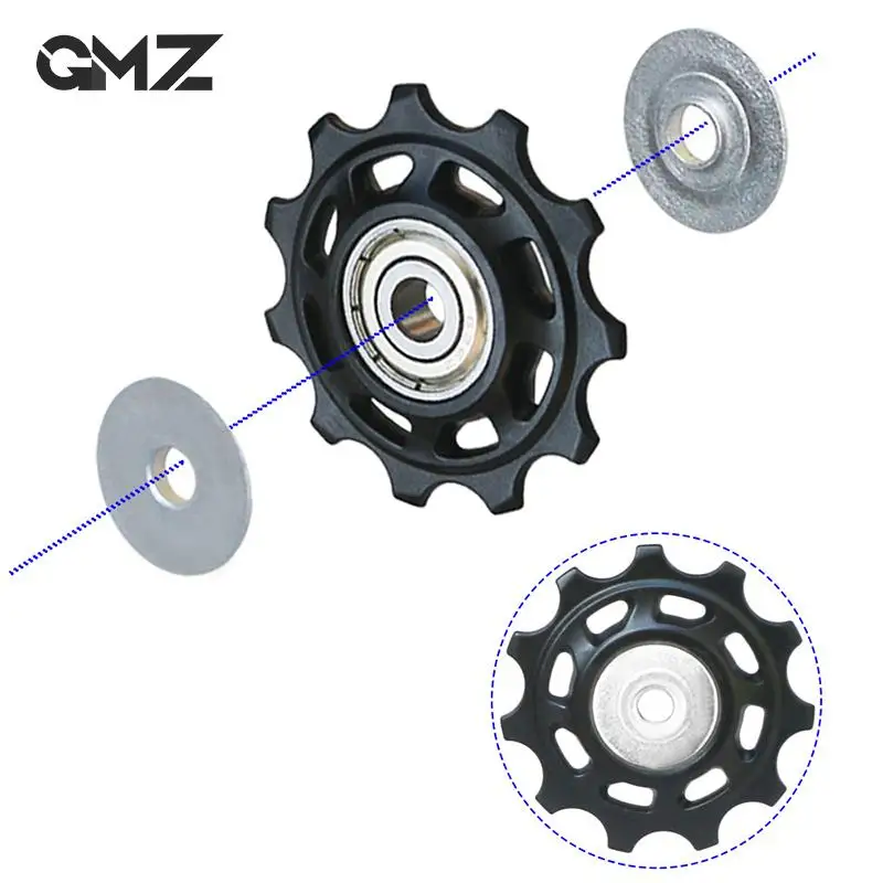 11T/12T/13T/14T Mtb Bicicletta Guida Posteriore Cuscinetto Ruota Deragliatore Posteriore Rullo Puleggia Per Kit Di Riparazione Fantino Bici Da Strada