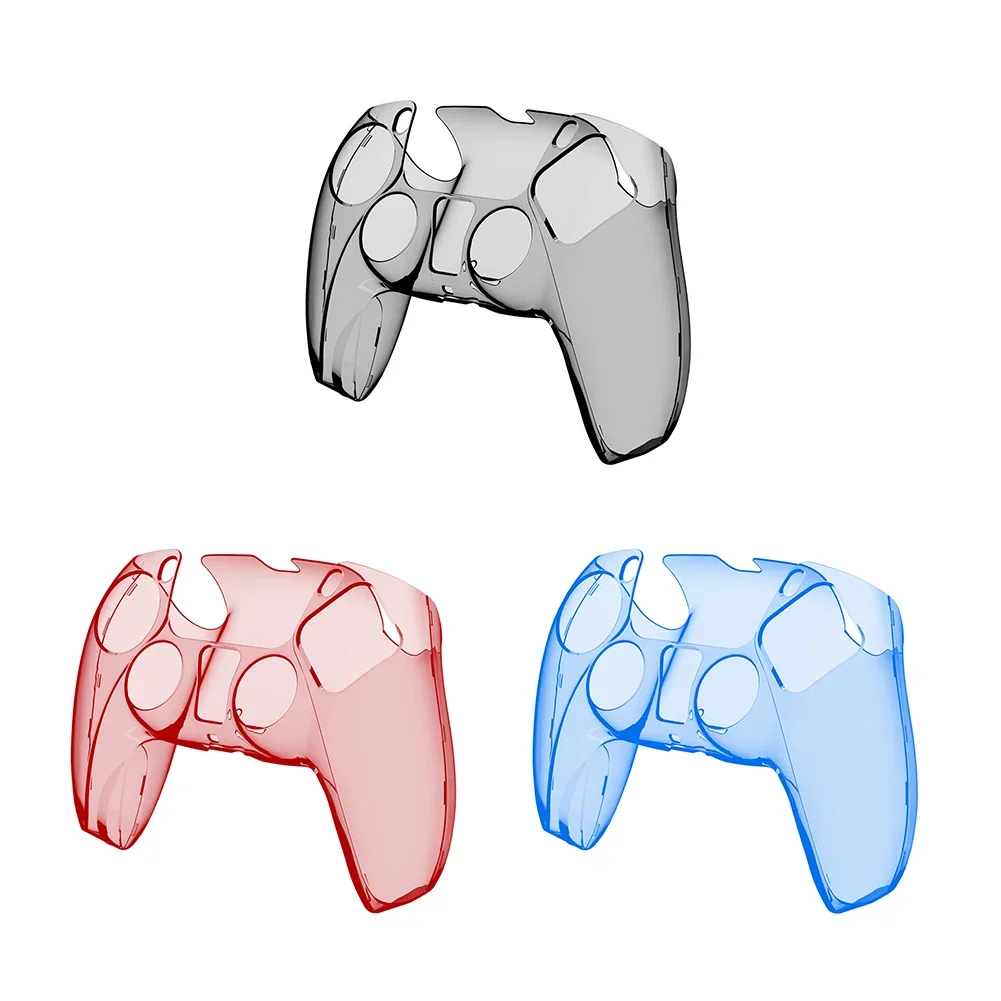Ultra Slim Transparent Protector Case for PS5 DualSense Controller