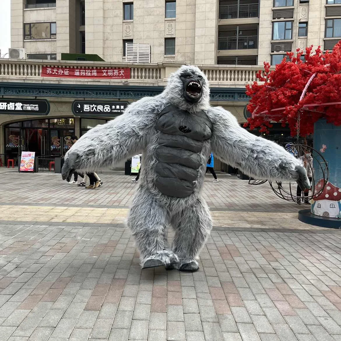 

Экшн-фигурка Gorilla Kong, надувной мультяшный плюшевый костюм в стиле Годзиллы, костюм для куклы, костюм талисмана