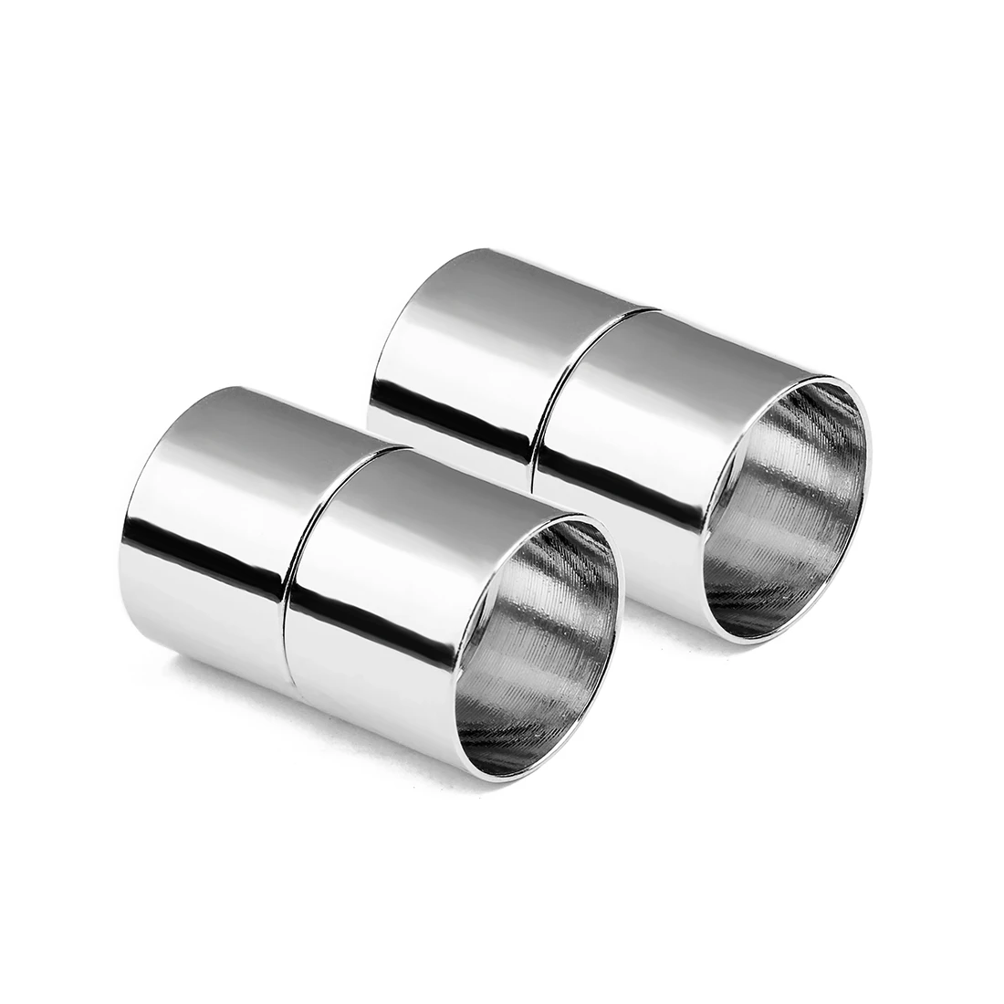 5 개/몫 보석에 대 한 구리 원통형 강력한 자기 Clasps 3-15mm 금속 가죽 코드 팔찌 커넥터 찾기 만들기