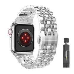 Stainless Steel Metal Watch Band Strap - S10 - 42MM 38 40 41MM (Silver)