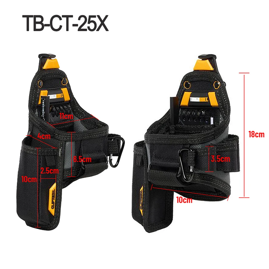 ToughBuilt TB-CT-25X Tape Measure Utility Cutter Pouch Includes