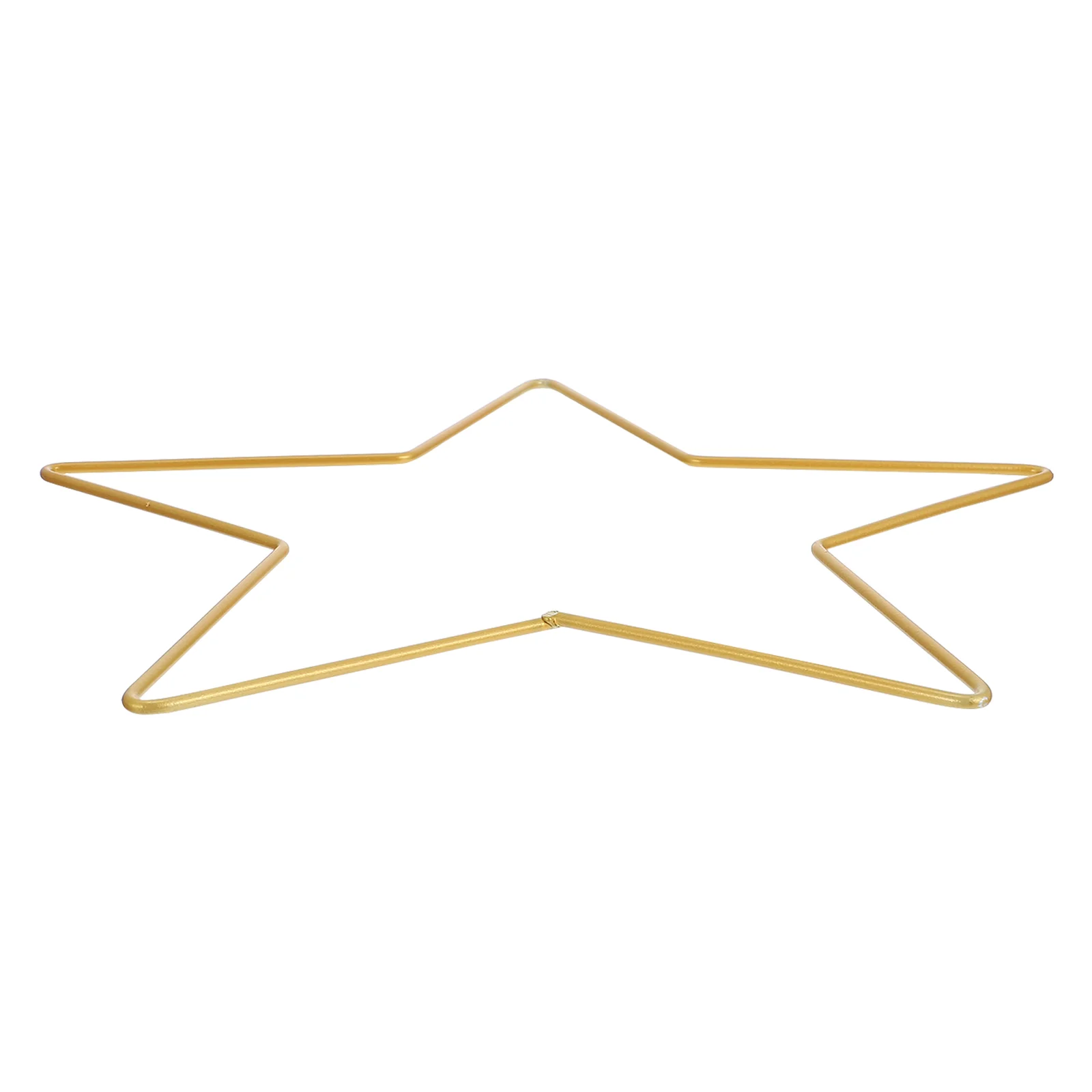 

30 CMx3MM Star Wire Wreath Frames Christmas Decorations Hangable Wall Ornament Metallic Line