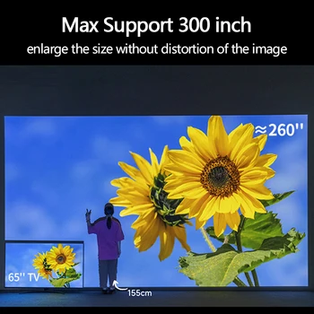 4K UHD Beam Projector for Movies with Auto Focus Keystone Correction Android TV Bluetooth Full HD 1080P Home Theater Projector 2