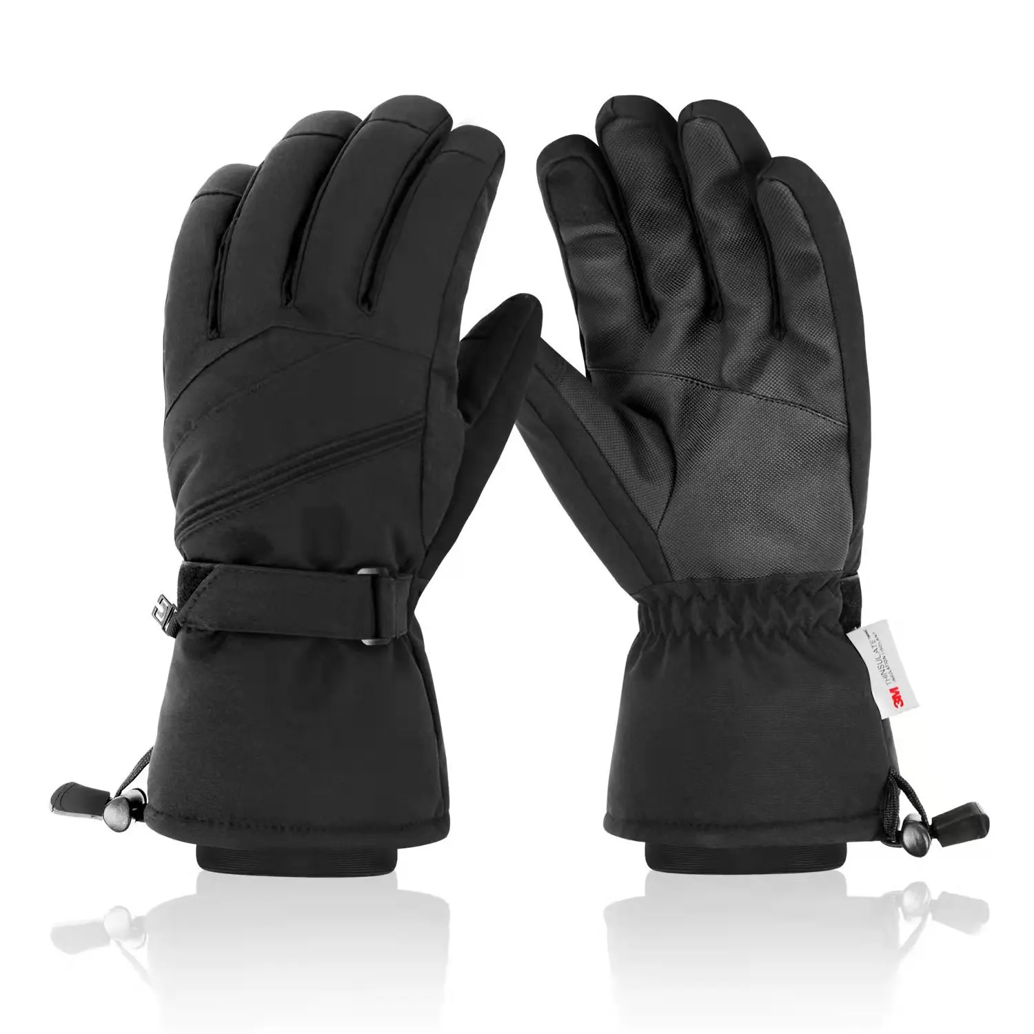 

Ski Gloves Fleece Snowboard Gloves Snowmobile Motorcycle Riding Winter Gloves Windproof Waterproof Unisex Winter Gloves