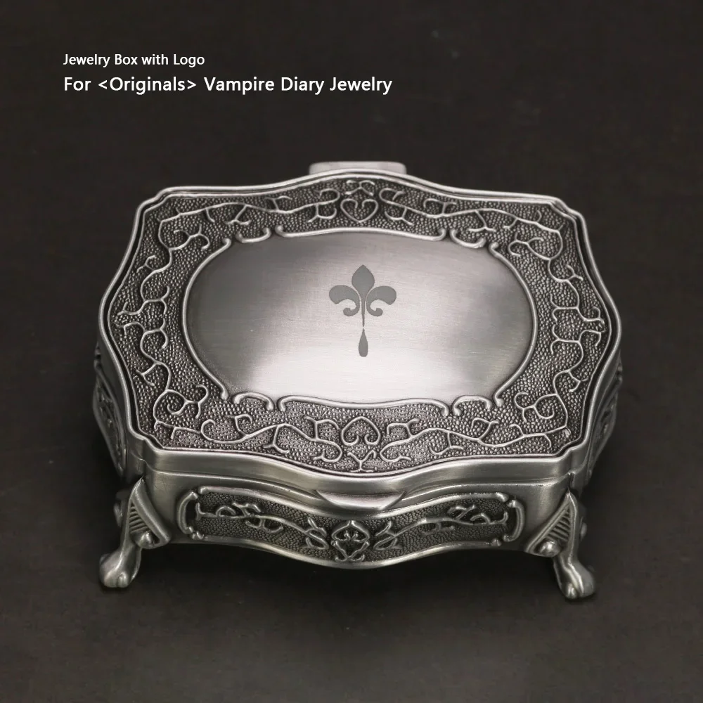 Vintage Alloy Jewelry Box | Heart Shaped Jewelry Box