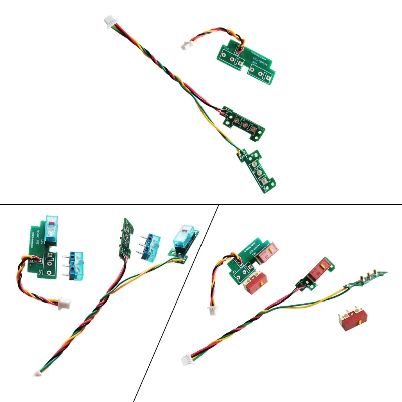 마우스 마이크로 스위치 버튼 보드 케이블 핫 스왑 스위치 음소거 스위치가있는 G304 G305 게임용 마우스 용 버튼 모듈