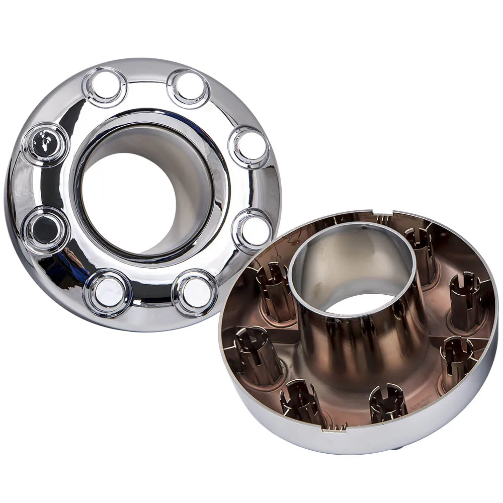4X4 Open Chrome Wheel Center Hub Cap For Ford F-350 Dually Front 4X4 2005-2018