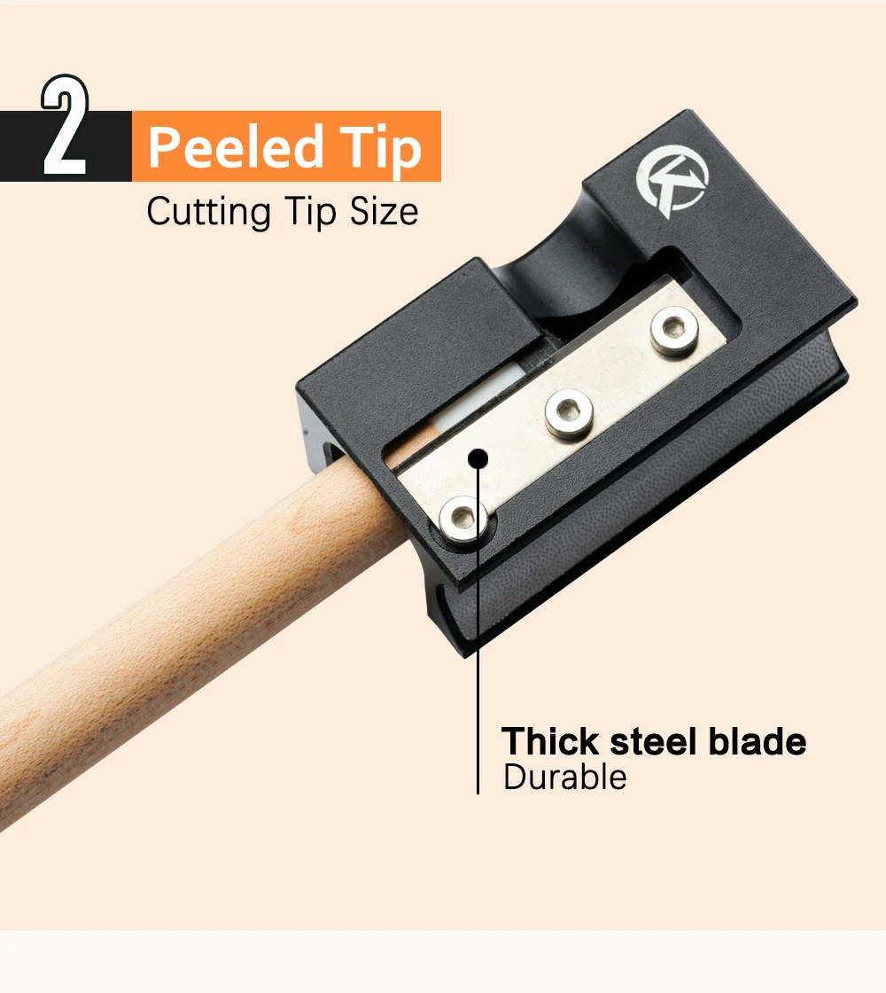 YIUS Light 8 in 1 Billiard Tip Tool Multifunctional Tip Repair Shaper Cue Pinprick Blade Accessory Black 