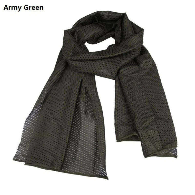 Military Tactical Camouflage Scarf Mesh Breathable Headband Mesh Scarf / insect proof net camouflage net / Men Women 5