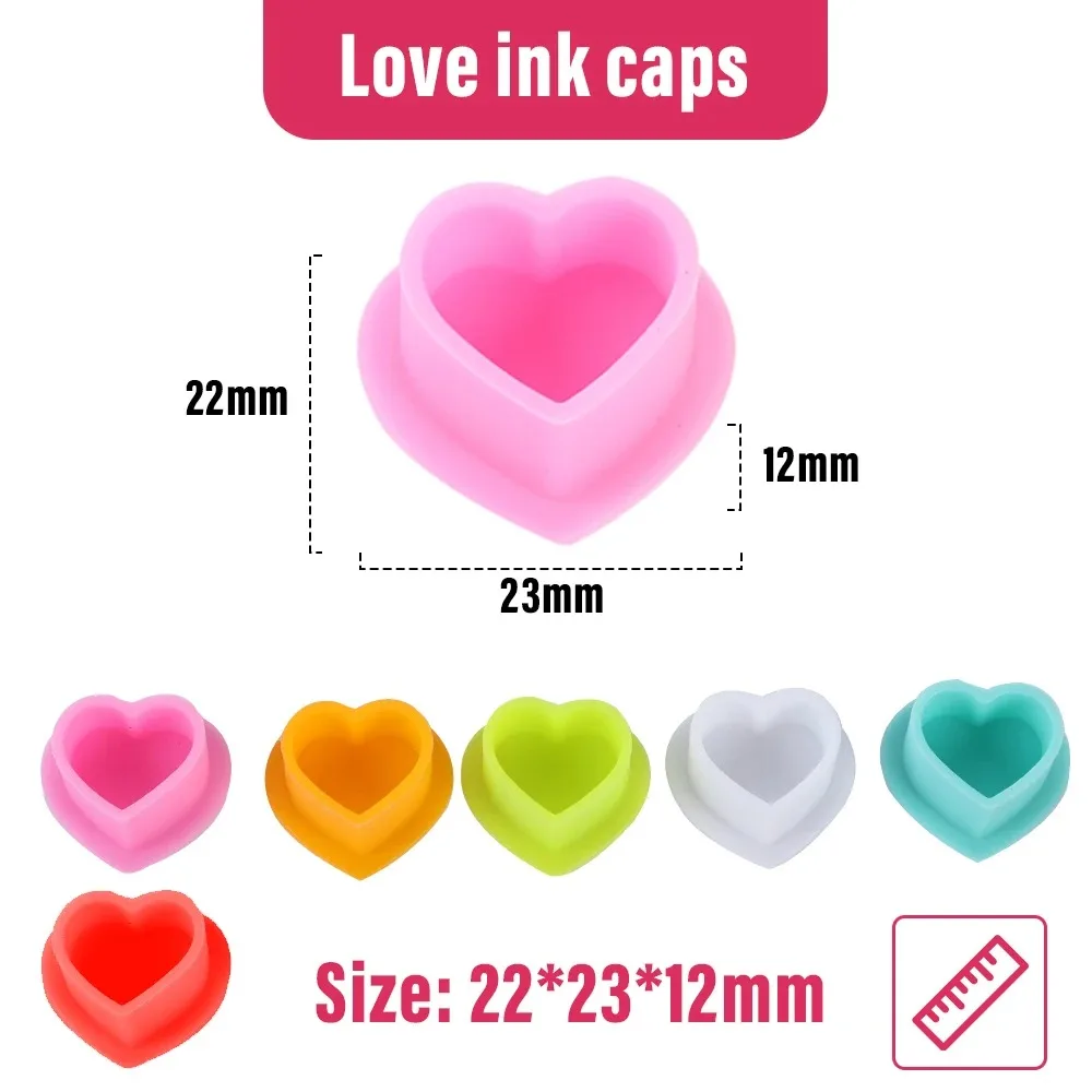 

High Quality Tattoo Ink Cup With Base Silicone Pigment Cup Microblading Permanent Makeup Tattoo Accessories