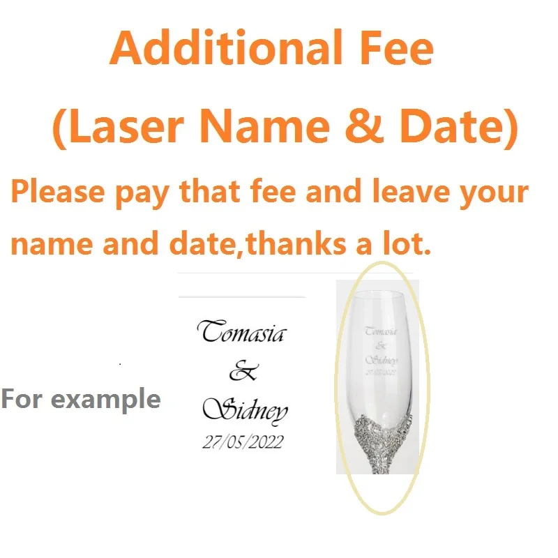 

Hello, Addtional Fee for Lasering (customize name and date for products), if you make order, please leave name and date