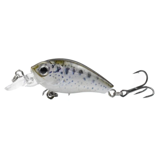 CCLTBA  Hot Sale Mini Crankbait Wobblers Floating Hard Artificial Baits Minnow for Bass Pesca Carp Perch Fishing Lures Tackle CC50-05