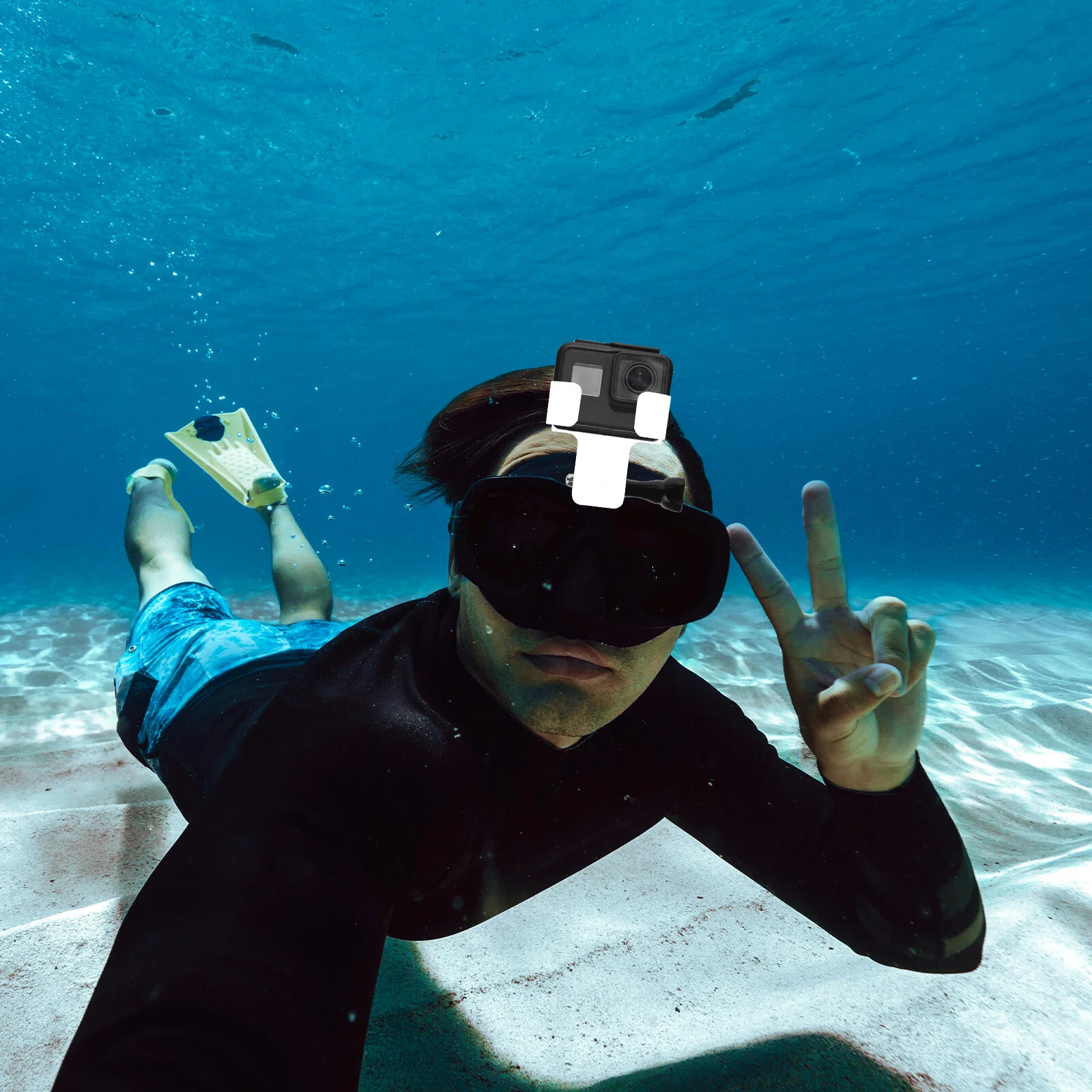 

Diving Mask Mount for Camera Goggles Accessories Rack Face Masks Respirator Suit Holder