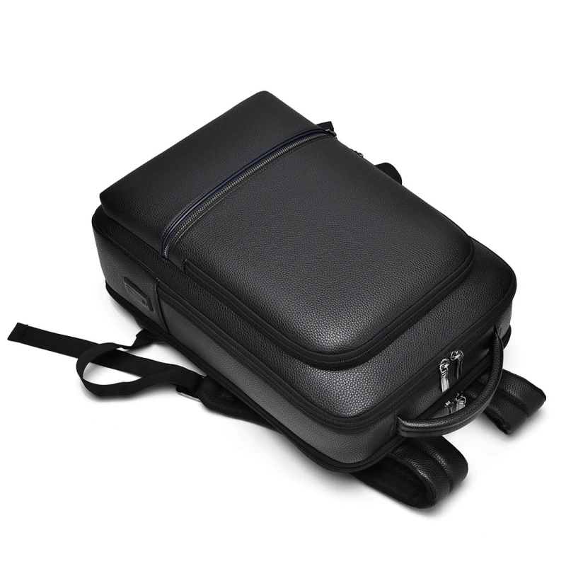 Fashion Quality PU Leather Backpack For Men Waterproof Male Handbag Business Bagpack 15.6 Backpacks Mochila mochilas de hombre