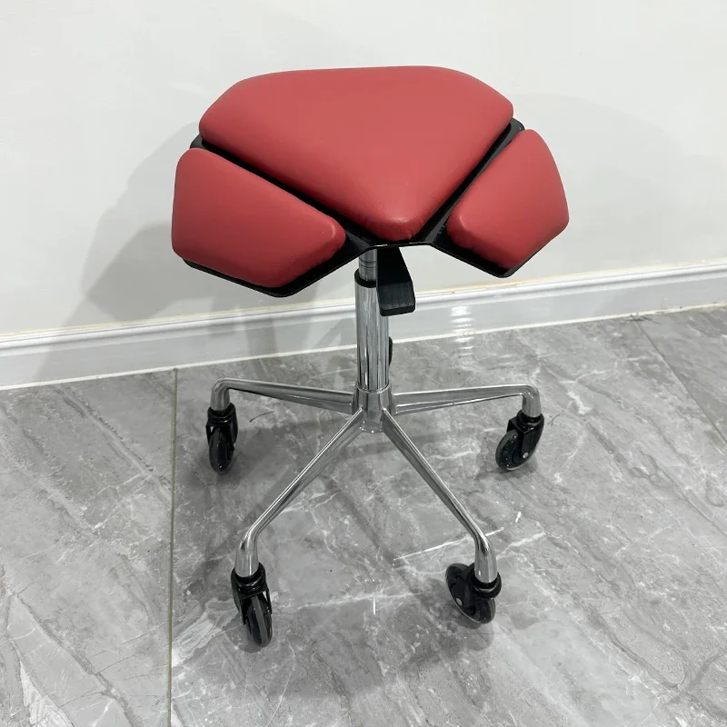 Luxury Barber Shop Beauty Rotating Lifting Pulley Chair Hairdressing Manicure Stool Taburete Estetica Con Ruedas Salon Furniture