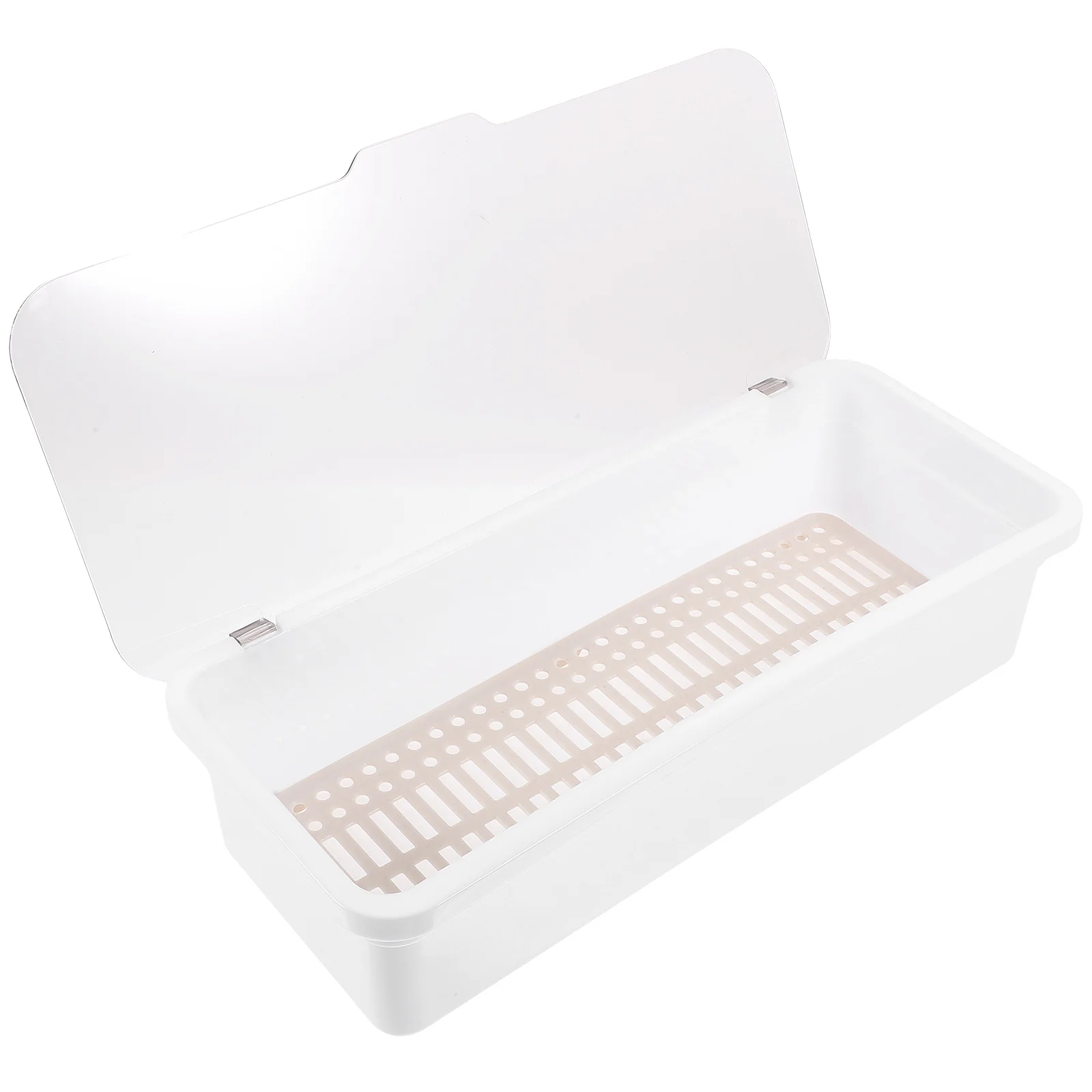 

Dinnerware Holder Tableware Chopsticks Drainer Box Silverware Storage Container