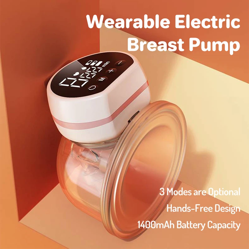 Wearable Electric Breast Pump Automatic Breast Pump 3 Modes & 9 Gears milking machines BPA Free 1PCS