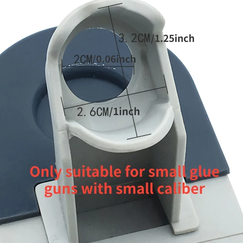 Zinnor Non-Slip Glue Gun Stand Suction Cup Holder