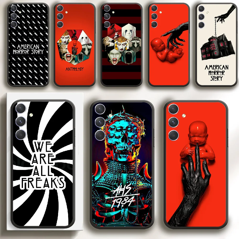 Ahs American Horror Tv Cover Per Telefono Per Samsung Galaxy A 12 13 32 33 34 51 52 53 54 71 S 20 21 22 23 Ultra Tpu Plus Soft
