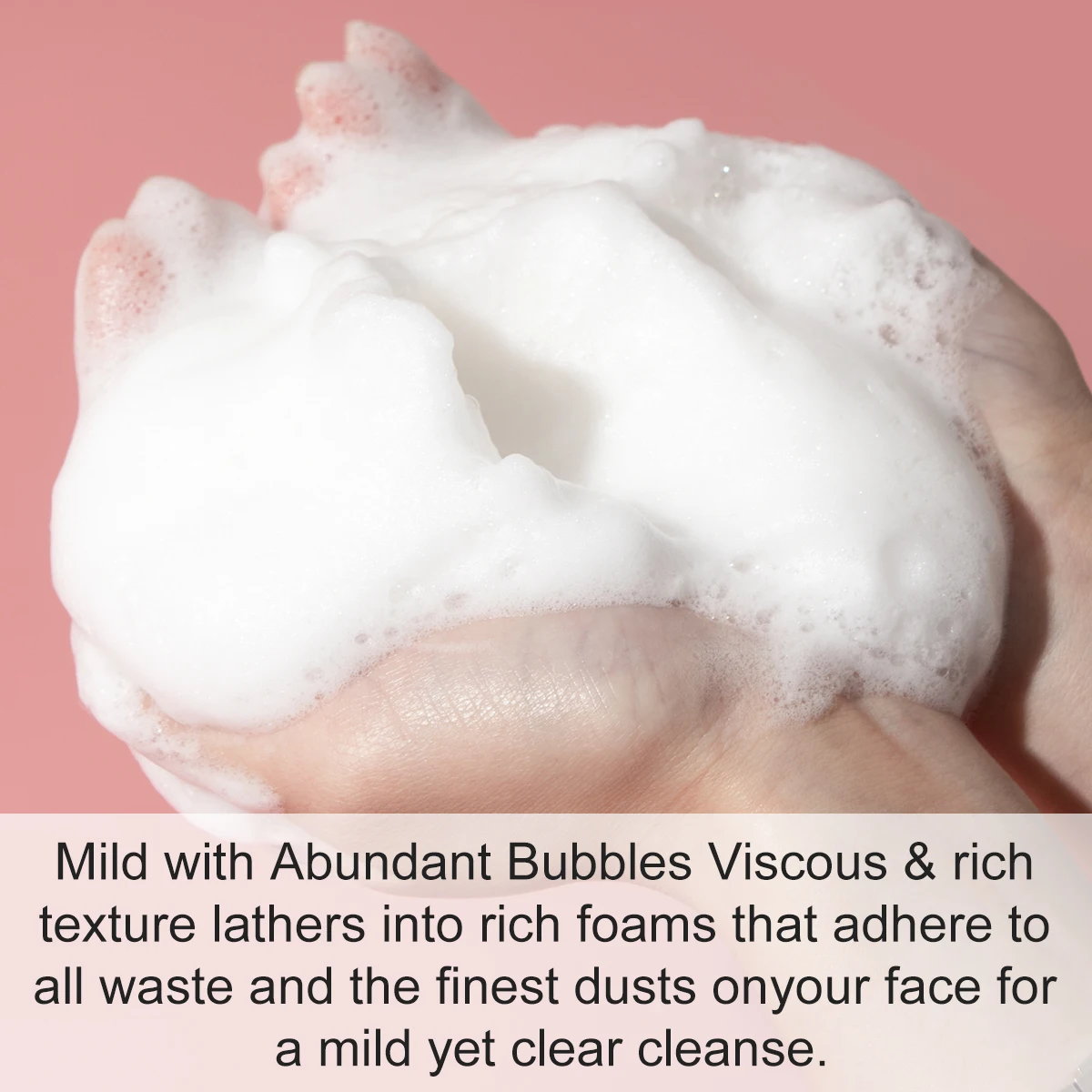 Amino Acid Face Wash Foam For Sensitive Skin Vitamin-E Nourishing Face Cleanser Gentle Cleansing Makeup Removing Facial Cleanser 5